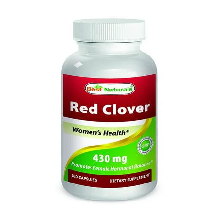 Best Naturals Red Clover 430 mg 180 Capsules (Best Natural Testosterone Stack)