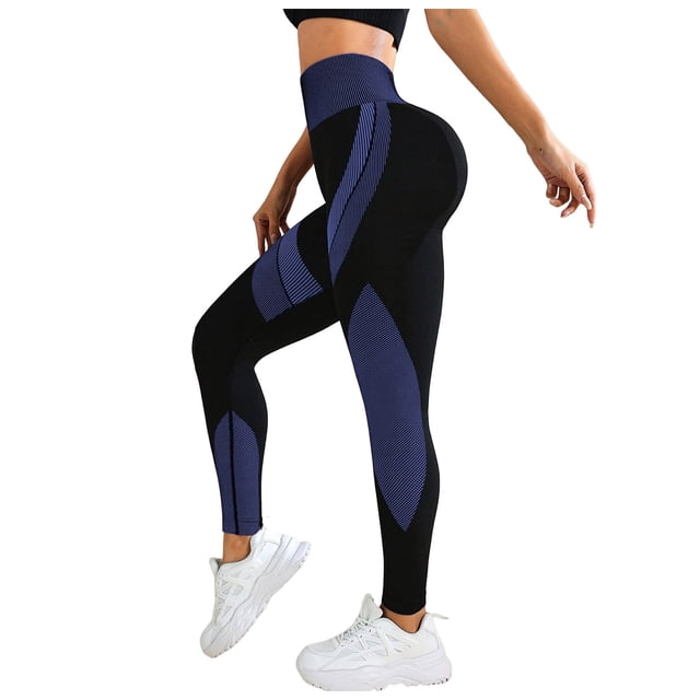 DAFEI Influence Workout Leggings for Women, Seamless Compression TummyControl Leggings High Rise Yoga Pants