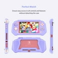 thumbnail image 2 of XIHAMA Switch Lite Case Protective Case for Nintendo Switch Lite, Case Compatible with Nintendo Switch Lite Hand Grip Case with Detachable TPU+Built-in PC Screen Protector & 2 x Thumb Grip Caps, 2 of 6