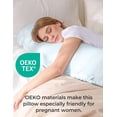 thumbnail image 4 of Almohada de embarazo Momcozy para dormir de lado, color azul, 4 of 9