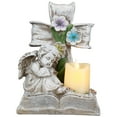 thumbnail image 2 of Northlight Angels Walk Among Us Flameless Cherub Candle Holder - 8", 2 of 9