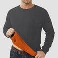 thumbnail image 2 of WTOBBY Men's Lined Sweatshirt with Premium Heavy-Weight Fleece, Thick Thermal Pullover for Warmth and Comfort in Cold Weather Conditions,Dark Gray 3XL, 2 of 7