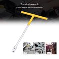 thumbnail image 4 of Home Portable T-shaped Handle Hexagon Socket Wrench Car Hex Spanner Repair Antislip T Bar Steel 1/2 Inch Spanner Tool Handtool, 4 of 9
