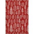 thumbnail image 2 of Addison Rugs Mayfield Premium Machine Washable Transitional Holiday Red Rectangle Rug, 3' x 5', 2 of 7