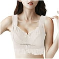 thumbnail image 2 of Penkiiy Women Bras Ladies Comfortable Breathable No Steel Ring Sexy Lace Gathering Adjustment Lift Bra Woman Underwear complexion Bras, 2 of 4