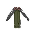 thumbnail image 3 of Swiss Tech 10 in 1 Multitool with Spring Action Shears AUS 8 Steel Blade Carabiner and Sheath Olive, 3 of 6