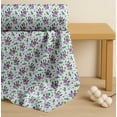 thumbnail image 4 of Soimoi Cotton Poplin Fabric Leaves & Periwinkle Floral Fabric Prints By Yard 56 Inch Wide, 4 of 7