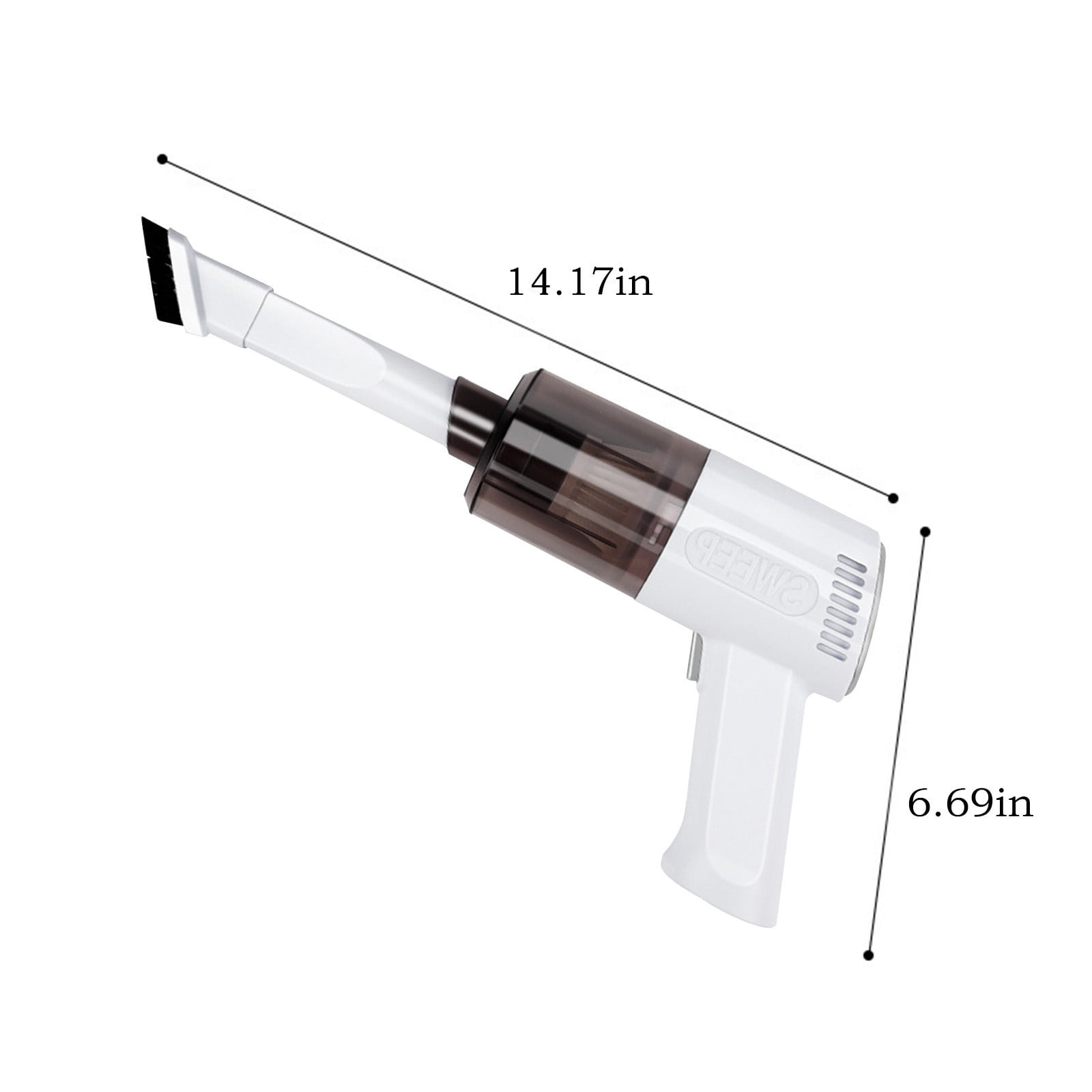 ZYXWVU Handheld Vacuum Cleaner Rechargeable Portable Wet Dry Vacuum for Car Home Cleaning Cordless Hand Vacuum with Strong Suction for Dust Pet Hair