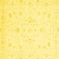 thumbnail image 1 of Ahgly Company Indoor Square Oriental Yellow Traditional Area Rugs, 7' Square, 1 of 4