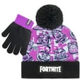 thumbnail image 1 of FORTNITE Gorro de invierno para niños y guantes de nieve para niños, juego de 2 piezas, 1 of 5