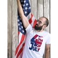 thumbnail image 2 of 4Th July Usa Independence Day T-Shirt Men -Image by Shutterstock, Male XX-Large, 2 of 4