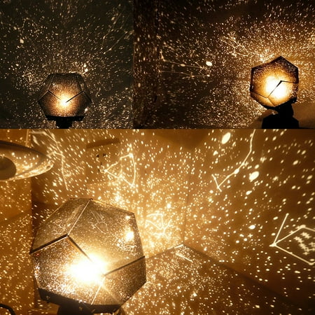 3 Colors/Warm Color Bulb Light Astro Star Sky Laser Projector Cosmos Night Light Constellation Lamp Valentine's Day Gift Bedroom Decor