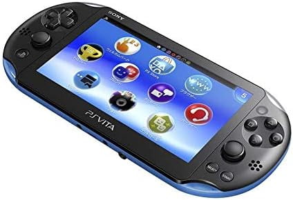 Restored Sony - PS Vita 2000 Handheld PlayStation Gaming Console - Blue (Refurbished)