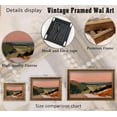 thumbnail image 2 of Vintage Carved Gold Frame Canvas Wall Art 3D Textured Abstract Mountain Relief Painting Picture Wall Decor Watercolor Boho Iandscape Poster Print Artwork for Living Room Bedroom Home Decoration, 2 of 18