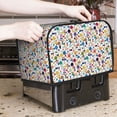 thumbnail image 7 of Yiaed Colorful Spots Print Two Slice Bread Machine Cover, Universal Size Kitchen Appliance Cover for Bread Machine,Bread Machine Cover, 7 of 7