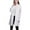 White, variant on EGNMCR Womens Long Sleeve Jacket, Long Sleeve Hoodless Casual Outwear & Jackets Women Casual Notched Collar Windbreaker Front Wrap Coat Jacket Outwear Women Coat
