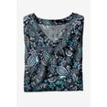 thumbnail image 5 of Woman Within Plus Size Perfect Printed Short-Sleeve V-Neck Tee, 5 of 6