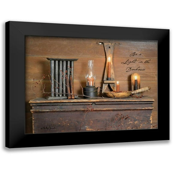 Jacobs, Billy 14x12 Black Modern Framed Museum Art Print Titled - Be a Light