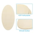 thumbnail image 4 of Uxcell 280x140mm Wood Pieces, 5 Pack Unfinished Oval Wood Shapes Blank Wooden Cutouts Ornaments Natural, 4 of 6
