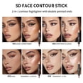 thumbnail image 4 of Lakerain Enlumineur 5d à Double Extrémité Ombrage Contour Ombre Bâton Stylo Contour du Nez, 4 of 8