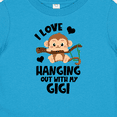 thumbnail image 4 of Inktastic Monkey I Love Hanging out with My Gigi Boys or Girls Baby T-Shirt, 4 of 5