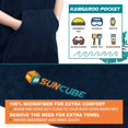 thumbnail image 3 of Poncho de Surf, Bata Cambiadora y Toalla de Playa para Niños Sun Cube Navy, 3 of 7