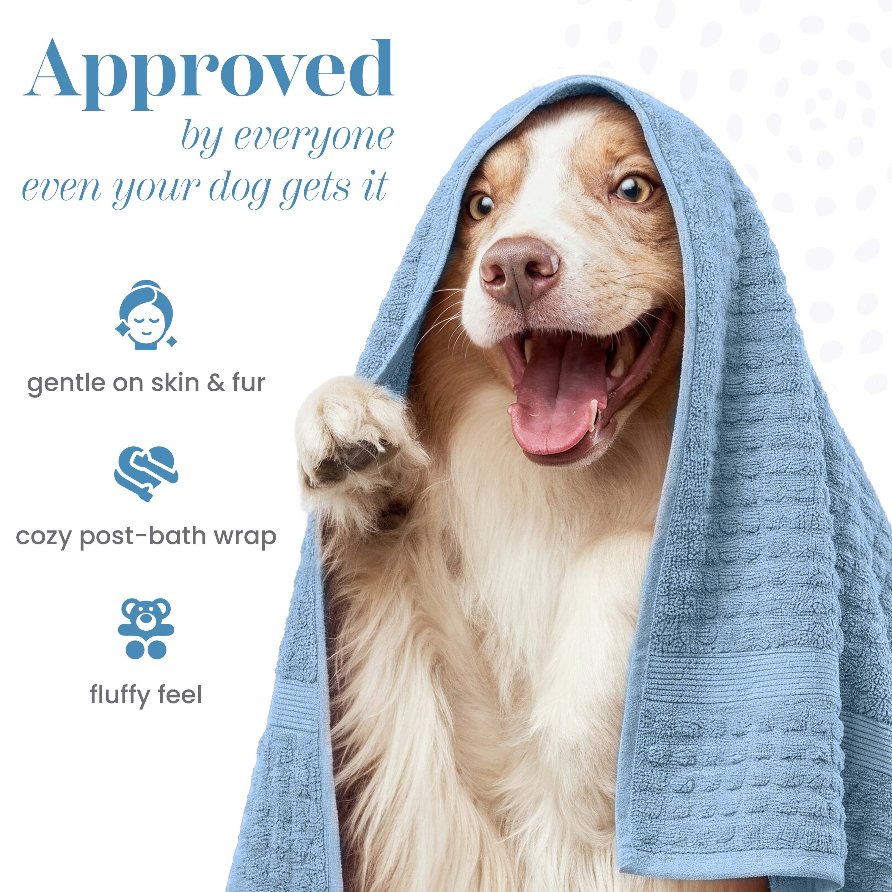 Martex Expression Air Sculpted 6-Piece Towel Set, Sky Blue