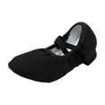 thumbnail image 4 of Black Female Latin Dance Shoes For Teachers With Mid Heel For Fall And Winter Comfort Practice Shoes Great For Leisure, 4 of 9
