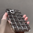 thumbnail image 4 of Compatible with iPhone 14 Pro Max Case Cute for Women Girls Luxuy Plating 3D Phone Case Slim Soft Silicone Shockproof Protective Cover for iPhone 14 Pro Max 6.7 inch, Silver, 4 of 6
