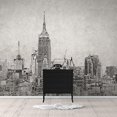 thumbnail image 4 of IDEA4WALL 6pcs Pencil Drawing Peel and Stick Wallpaper Removable Wall Murals Large Wall Stickers for Home Decoration, 100"x24", 4 of 5