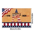 thumbnail image 3 of SIfdSeng Custom Last Name Doormat for 4th of July Patriotic Front Door Welcome Mat with and Design, 3 of 8