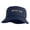 Navy, variant on Brain Rot Design Embroidered Unisex Crushable Bucket Hat - Charcoal L
