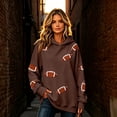 thumbnail image 5 of TOMVIGX Football Sweatshirts for Women Graphic Cute Oversized Hoodies Football Mom Touchdown Tops Watch Party Sunday Funday Clothing 2XL, 5 of 9