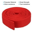thumbnail image 3 of Uxcell Taekwondo Colored Ranking Belt 1.6"x7.9Ft 2.4m, Polyester Martial Arts Judo Karate Belt, Red, 3 of 5