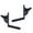 C, variant on Sylvtty 2Pcs Cat Book Stand Whimsical 3D Cat Design Sturdy Metal Construction Booklocks Powder-coated Decorative Bookends