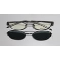 thumbnail image 3 of NEW SMARTCLIP 247 MENS/WOMENS DESIGNER FULL-RIM SHINY GRAY / GRAY AFFORDABLE WITH CLIP-ON LENSES FRAME DEMO LENSES 50-18-135 SUNGLASS LENS CLIP-ONS SPRING HINGES EYEGLASSES/EYEWEAR, 3 of 10