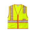 thumbnail image 3 of CornerStone ANSI 107 Class 2 Mesh Zippered Two-Tone Vest. CSV103, 3 of 4