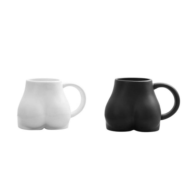 2 Tazas de Personalizadas de 300 Ml con Trasero, Novedad, Regalos de Decoración para hogar perfecl taza de café