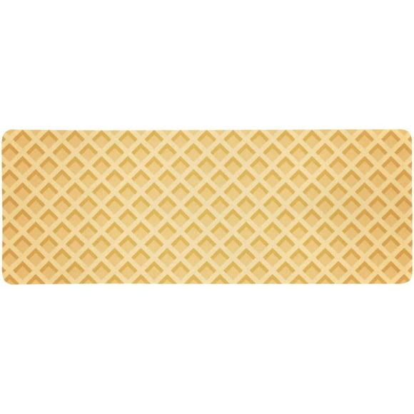 RYLABLUE Funny Waffle Dessets Extra Extended Large Gaming Mouse Pad Mat Desk Pad Keyboard Mat 31.5x12 inch