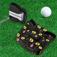 thumbnail image 5 of Haosy Cartoon Black Cats Golf Mallet Putter Cover Strong Magnetic Leather Golf Club Headcover Closure, 5 of 7