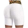thumbnail image 4 of Abcnature Plus Size Shorts, Womens Athletic Shorts, Women Basic Slip Bike Shorts, Compression Workout Leggings Yoga Shorts, Comfy Beach Shorts, Yoga Pants, Cycling Sport Shorts White L, 4 of 4