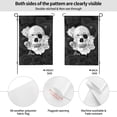 thumbnail image 5 of ZNDUO Gray Skull Love Rose Pattern Garden Flag, 28"x40" Double Sided Polyester Flag for Garden Farmhouse Patio Home Decor, 5 of 8