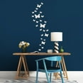thumbnail image 3 of 12 piezas DIY espejo mariposa combinación 3D espejo pegatinas de pared decoración del hogar Fokelyi LRWJ913-1, 3 of 7