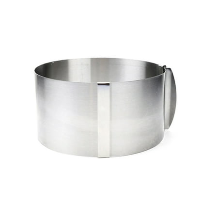 

Stainless Steel Adjustable Round Cake Ring Mold Mousse Mold 6 Inch to 12 Inch