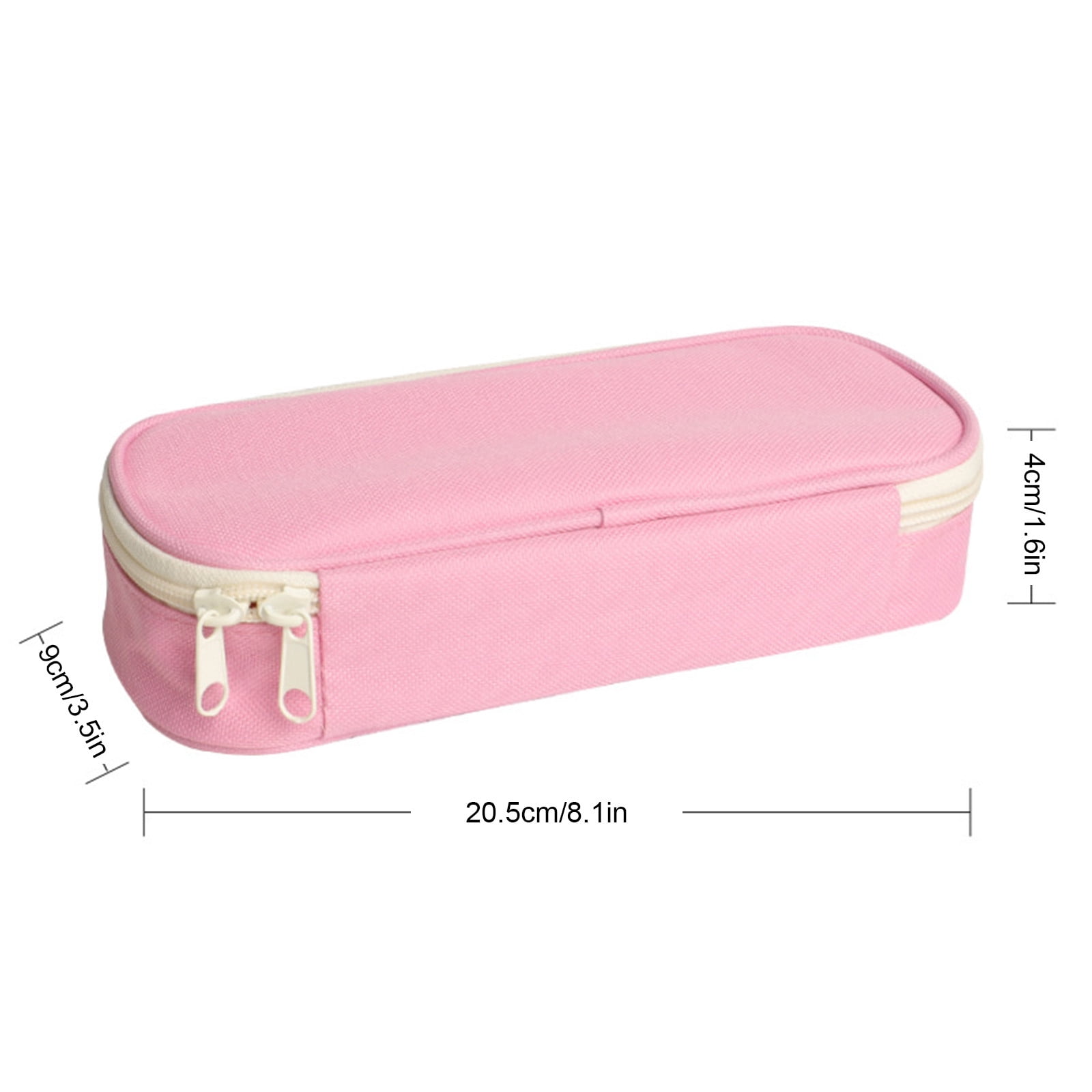 Wholesale Jumbo Large Zip Pencil Case Pink