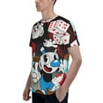 thumbnail image 6 of The Cuphead Show Shirt 3d Printed T Shirt Crewneck Short Sleeve Top Tees For Mens, 6 of 6