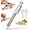 1pcs, variant on 2-in-1 Stainless Steel Fish Scaler + Ginger Grater, Multifunction Stainless Steel Fish Scaler Remover, Manual Fish Descaler Tool & Garlic Grater Plate with Non-Slip Grip Handle for Kitchen (1pcs)