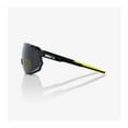 thumbnail image 3 of 100 Percent Racetrap 3.0 Sports Sunglasses Ultra HD Lens UV400 Protection (Gloss Black, Smoke Lens), 3 of 3