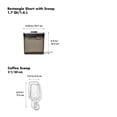 thumbnail image 2 of Contenedor de café OXO Steel POP 1.6L con cuchara gris, 2 of 5