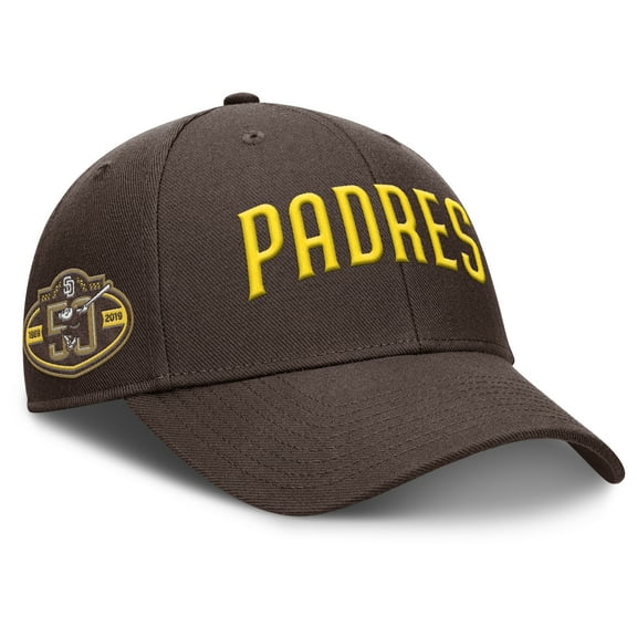Men's Nike Brown San Diego Padres Rise Gaberdine Adjustable Hat